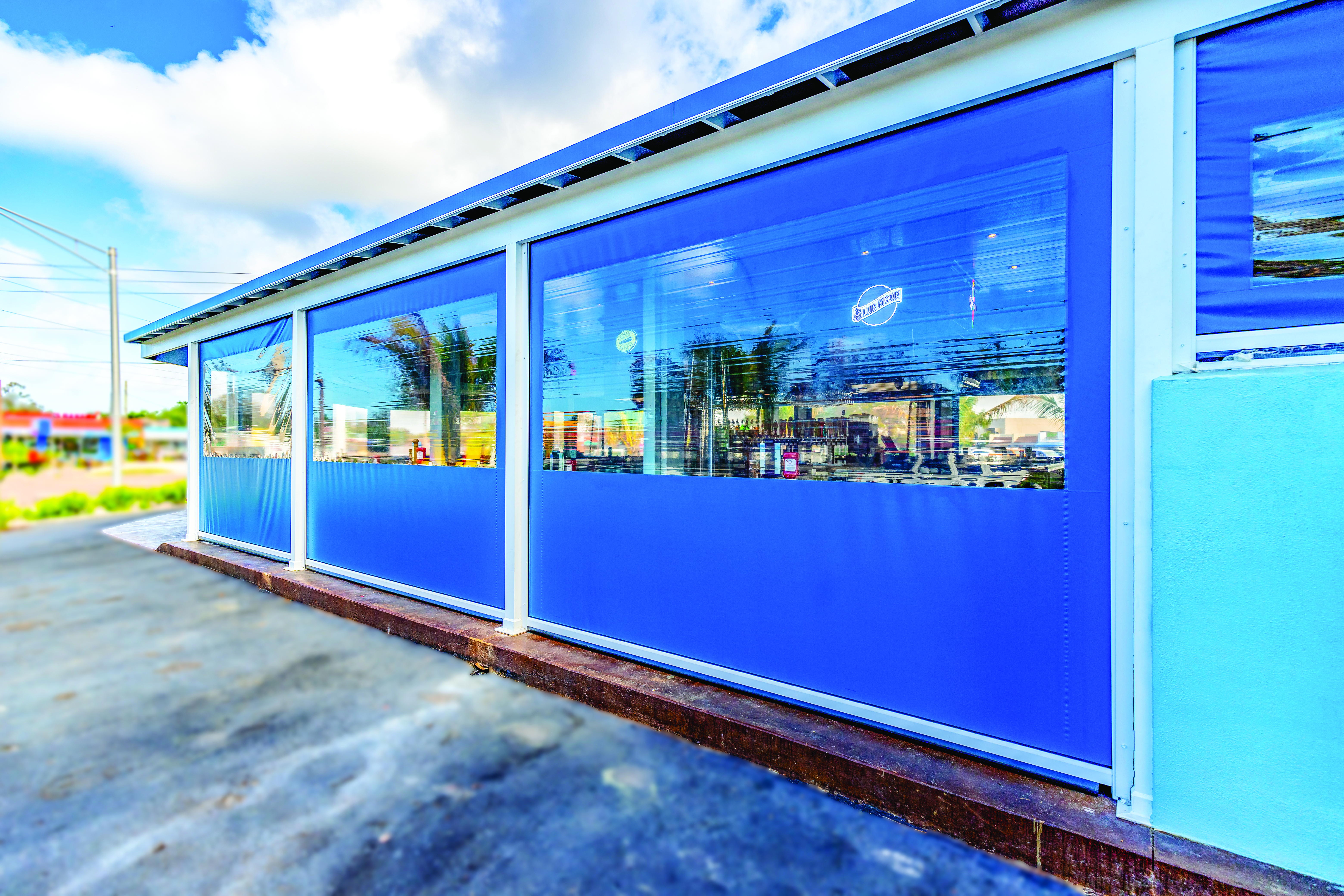 Screens Commercial Vinyl Lazy Parrot